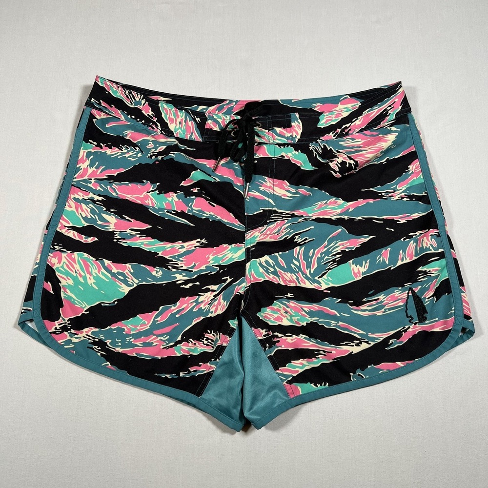 Tachuntfish THF Men's Shorts XL Camo Tiger Stripe Athletic Training Running